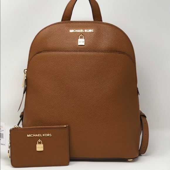 Michael Kors Handbags - Authentic Michael Kors Adele LG Backpack&wallet